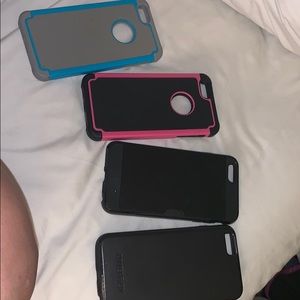 Iphone 6S plus otterbox case + 4